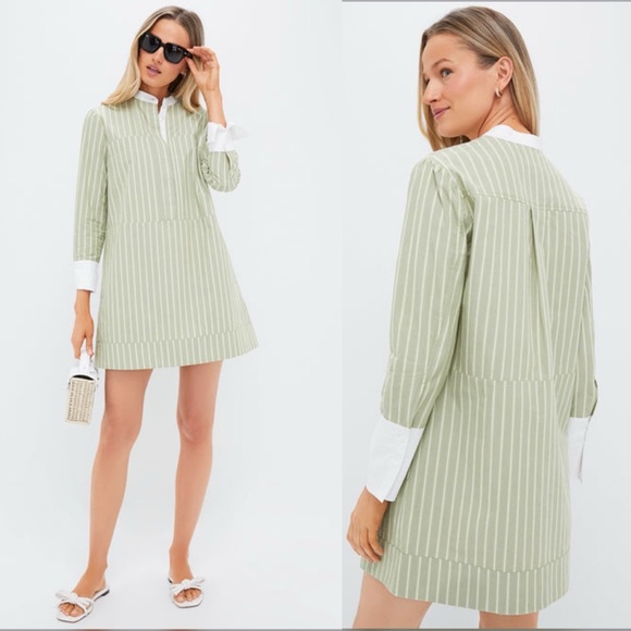 Tuckernuck Dresses & Skirts - Ada POMANDER PLACE
Green Stripe Rohan Shirt Dress